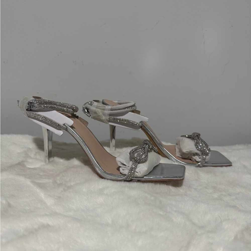 Aldo Elegant Silver Women's Heels